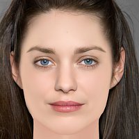 Marion Cotillard Head - No Hair - Low poly head for game