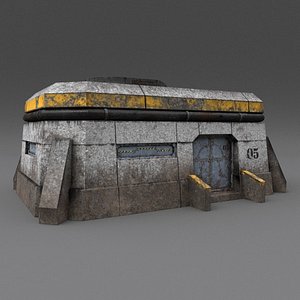 3d model bunker