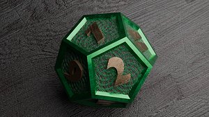 Dice concept Low-poly