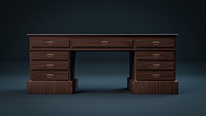Old Desk 3D model