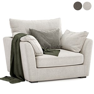 Icon fabric armchair
