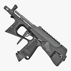 3D submachine gun pp 2000 model