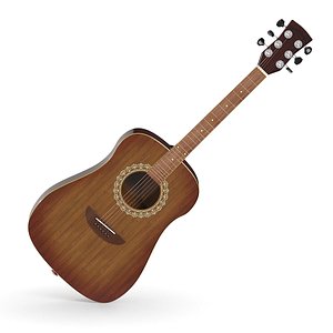 Acoustic Guitar 3D model