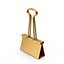 3D Gold Binder Clip(1)