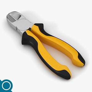 3d model cutting pliers
