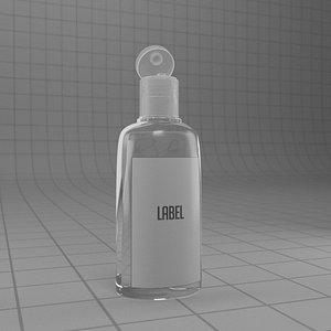 alcohol gel container 3D model
