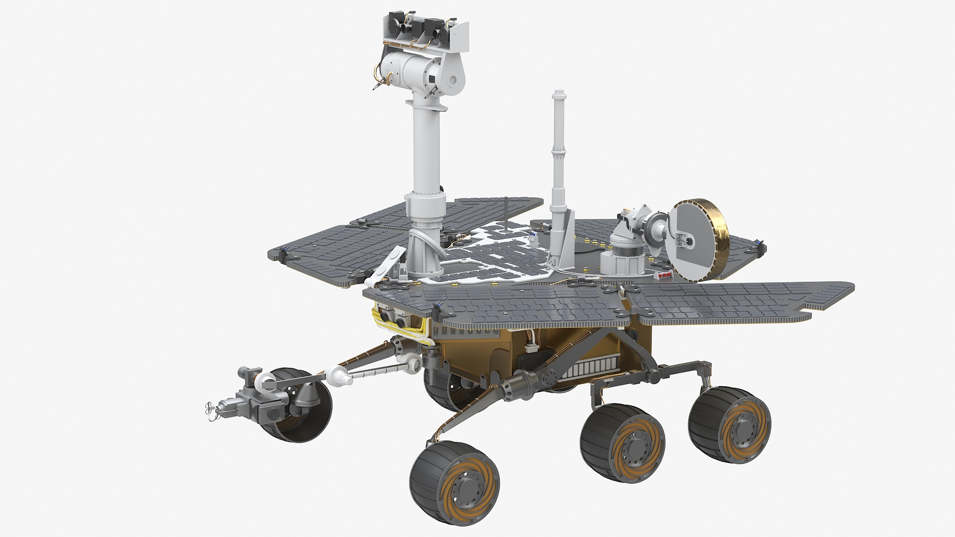 3D Mars Rover For Terrain Exploration Model - TurboSquid 2494483