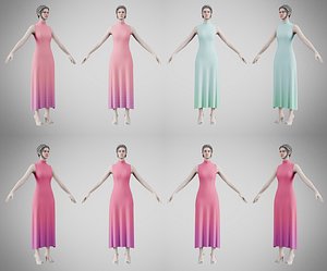 Dress 56 Summer Collection Vol 1 Collection 9 3D