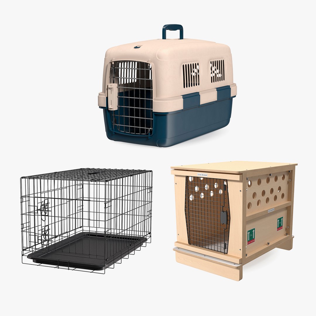 Pet Carriers Collection 3D model preview