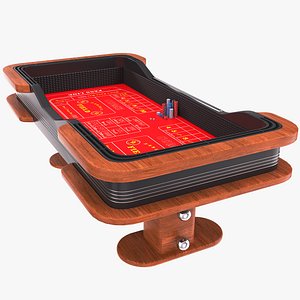 Craps Table - Red