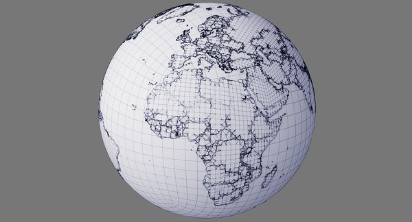 3D model geopolitical earth globe world - TurboSquid 1329308