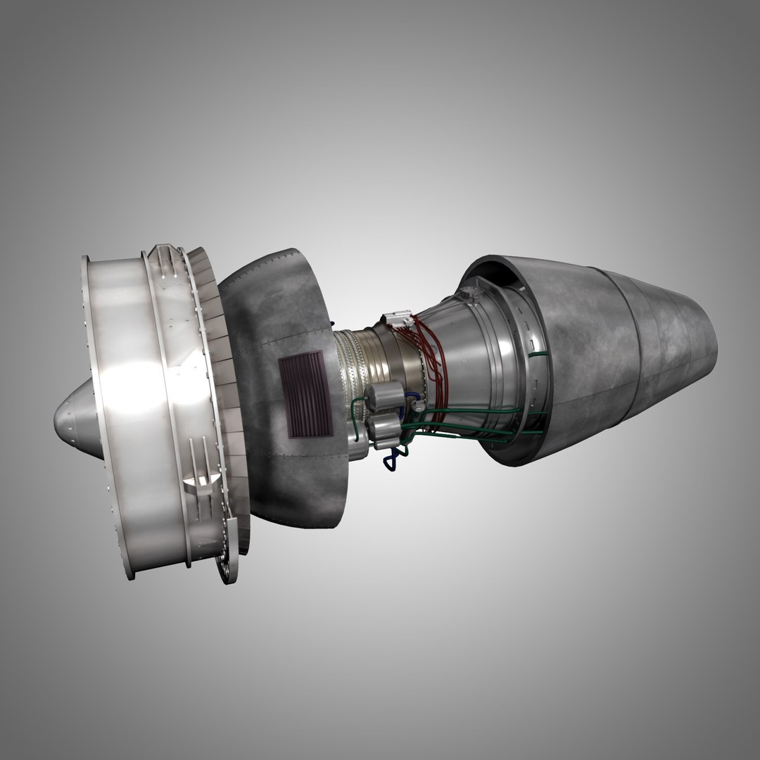 A10 Tf-134 Engine 3d 3ds