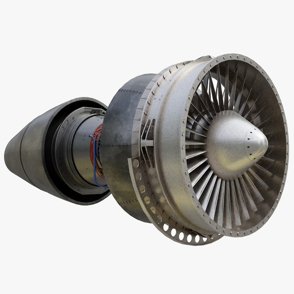 A10 TF-134 엔진 3D 모델 - TurboSquid 717465