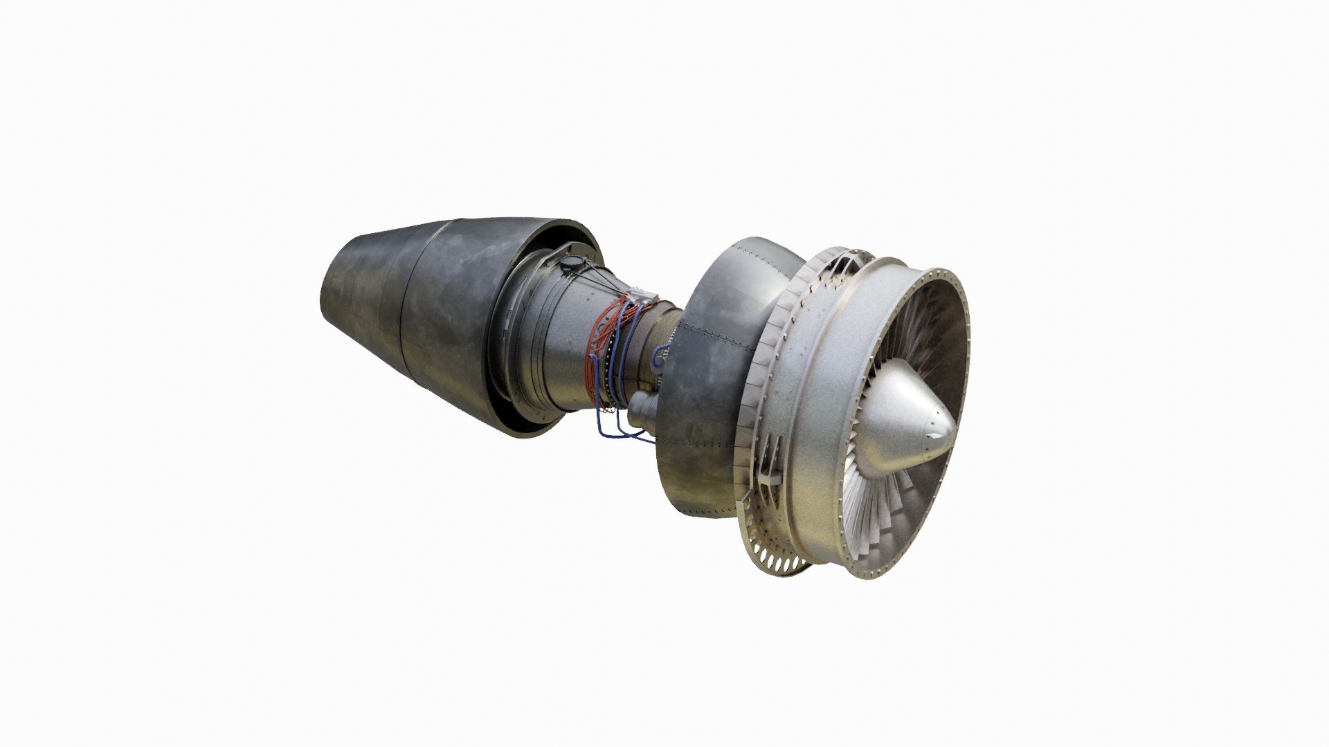 A10 TF-134 엔진 3D 모델 - TurboSquid 717465