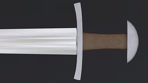 Viking sword  Game ready model 3D