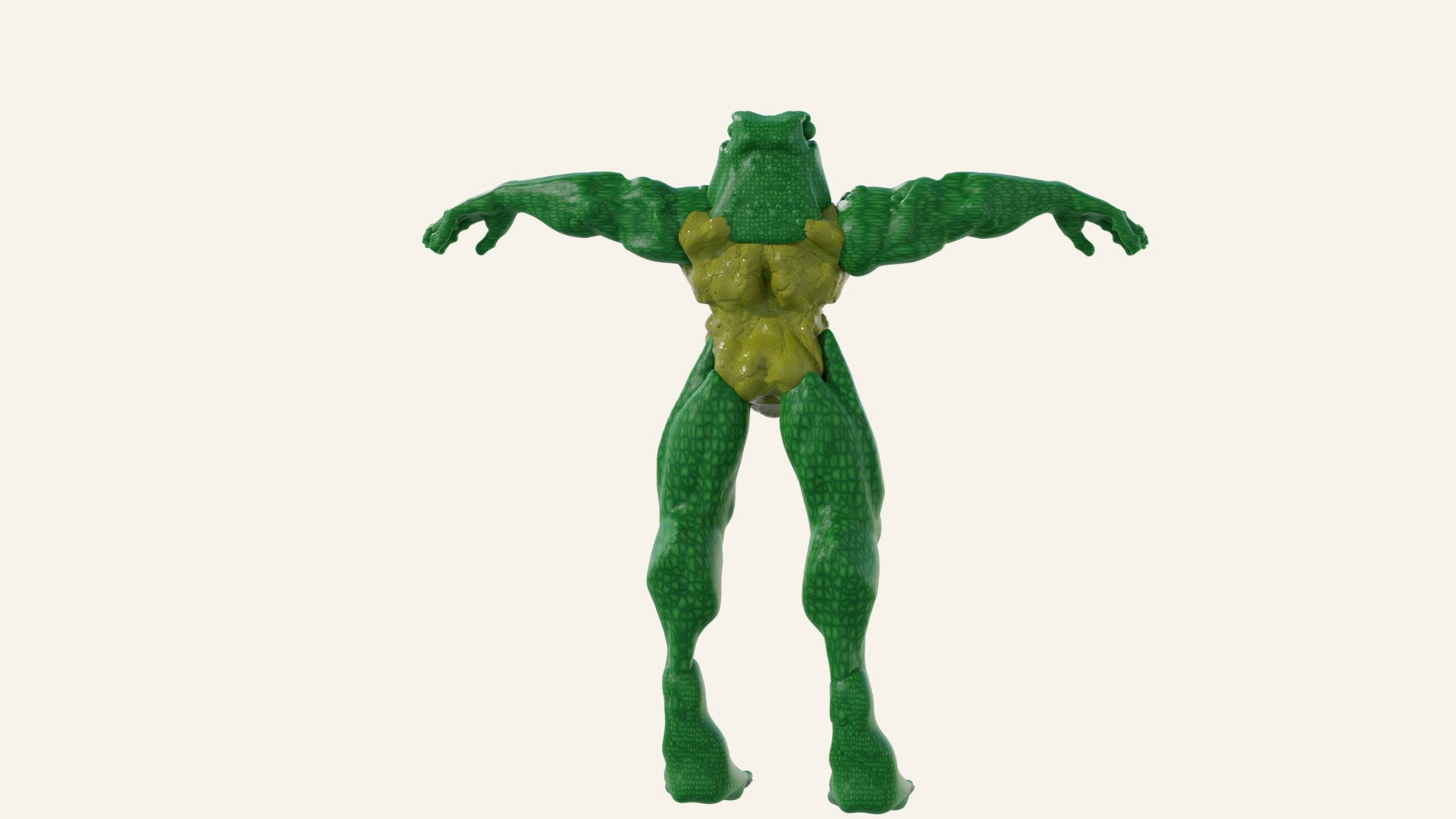 3D Frog-man - TurboSquid 2262990