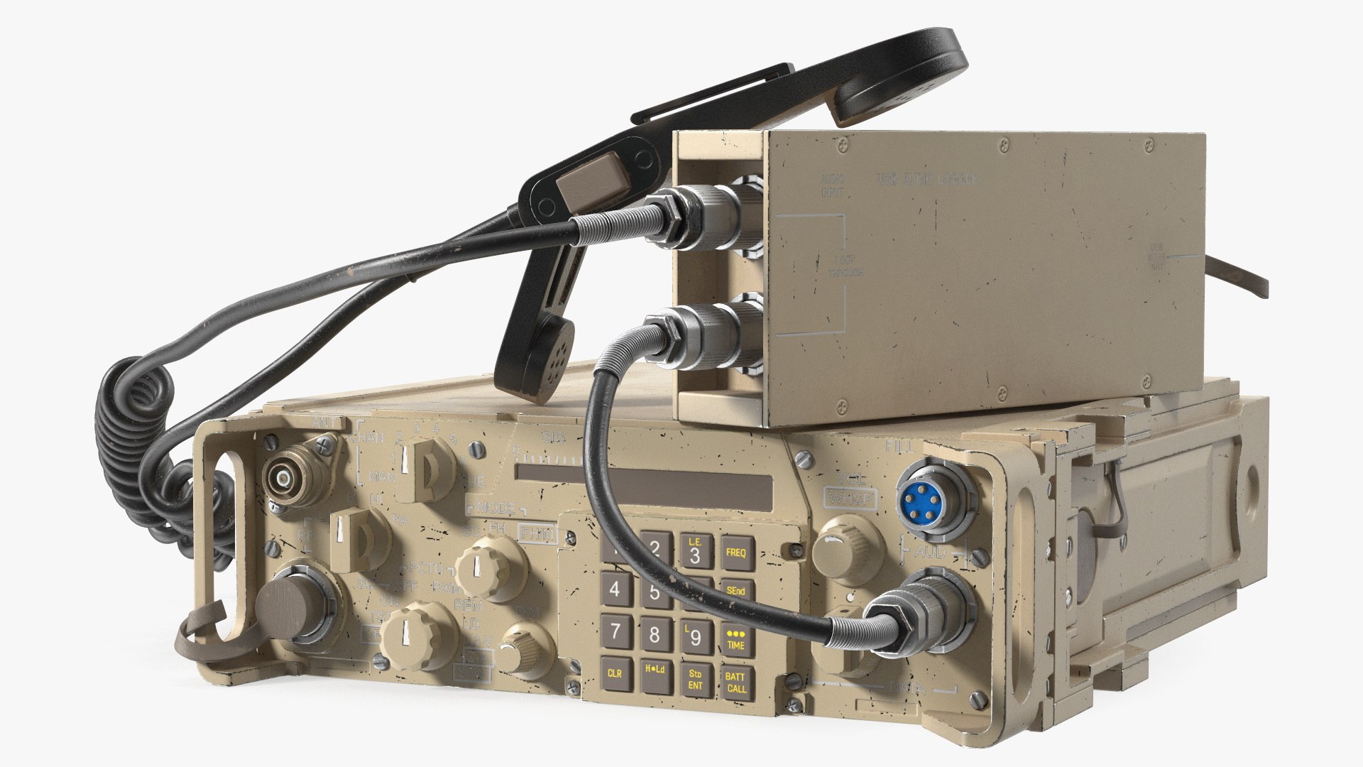 Military Desert Radio Station 3D model preview