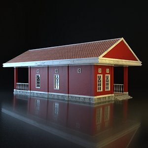 3D model house ready asset