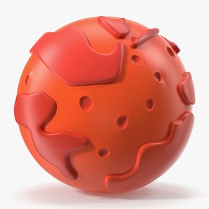 Cartoon Planet Mars
