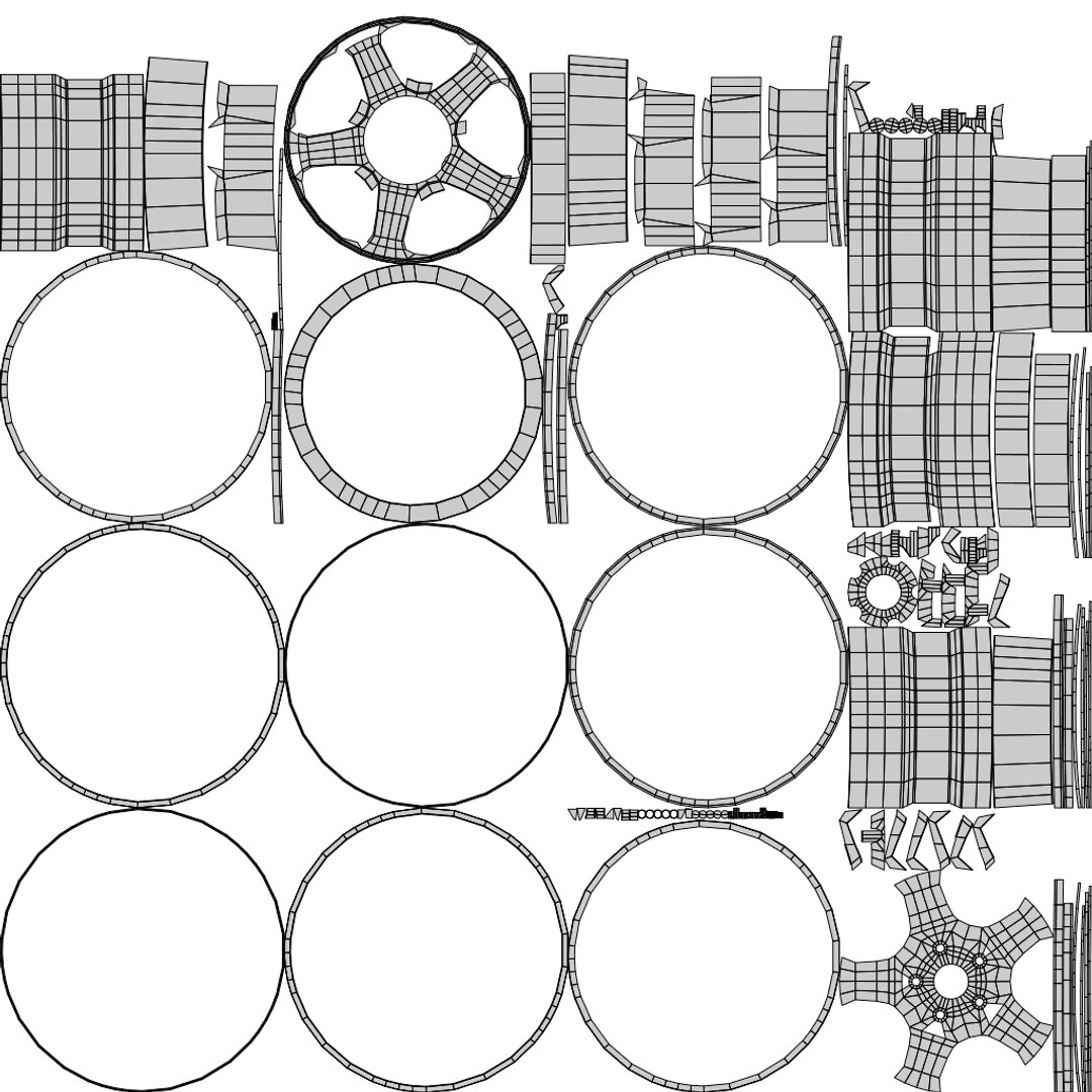 3D Car Rim 5 Spoke Wheel Model TurboSquid 1784682