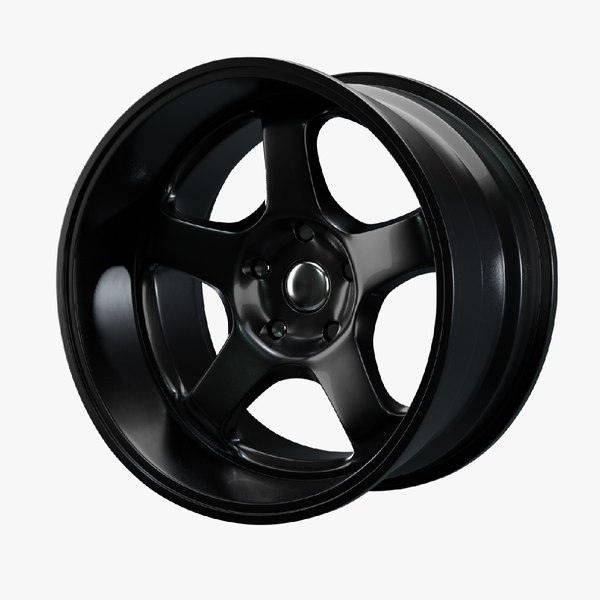 3D Car Rim 5 Spoke Wheel model - TurboSquid 1784682
