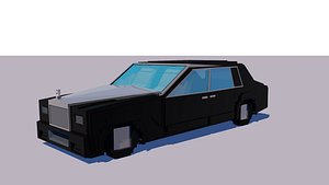 3d rich man car model