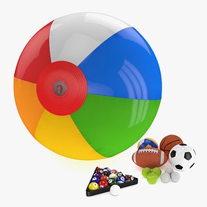 sports balls 3D model