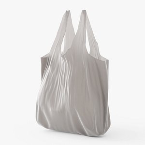 3D model plastic bag
