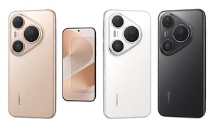 Huawei Pura 80 Pro All Colors Low Poly 3D model
