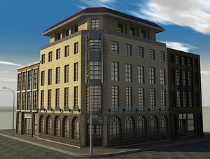 3d modern architecture