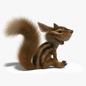 Chipmunk Rigged Fur
