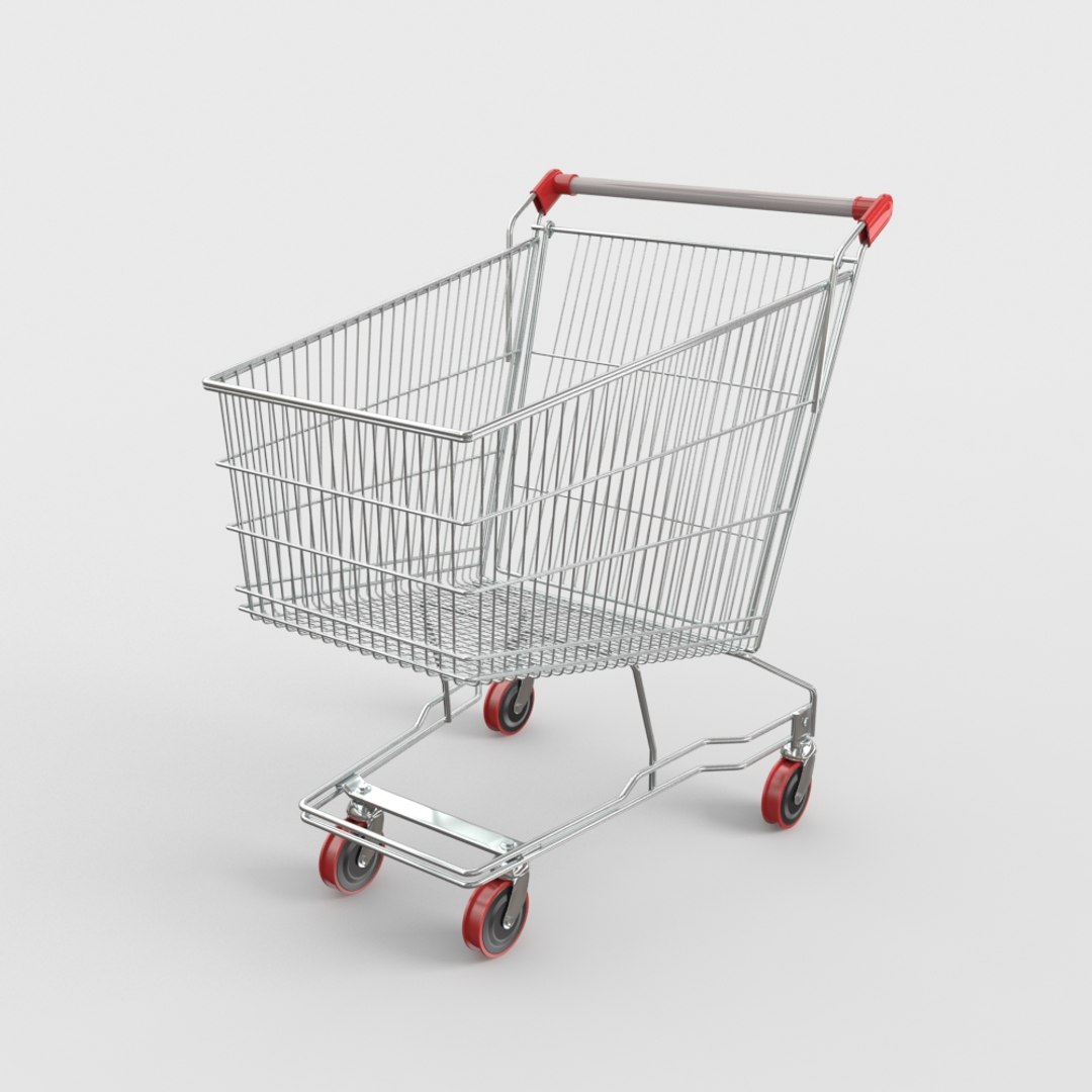 Shopping Cart 3d Model