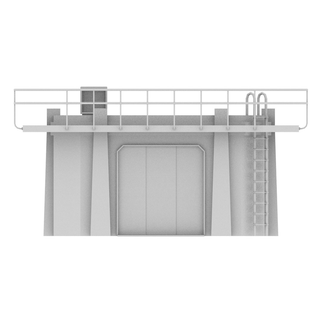 3d Blender Small Colony Building Model