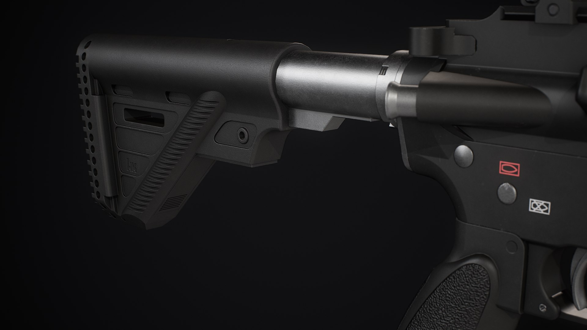 3D HK416 Model - TurboSquid 1873514