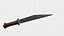 Seax Knife Engraved