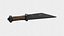 Seax Knife Engraved