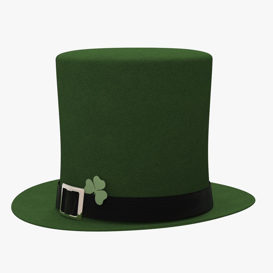 Saint-patrick hat 3D model - TurboSquid 1266310