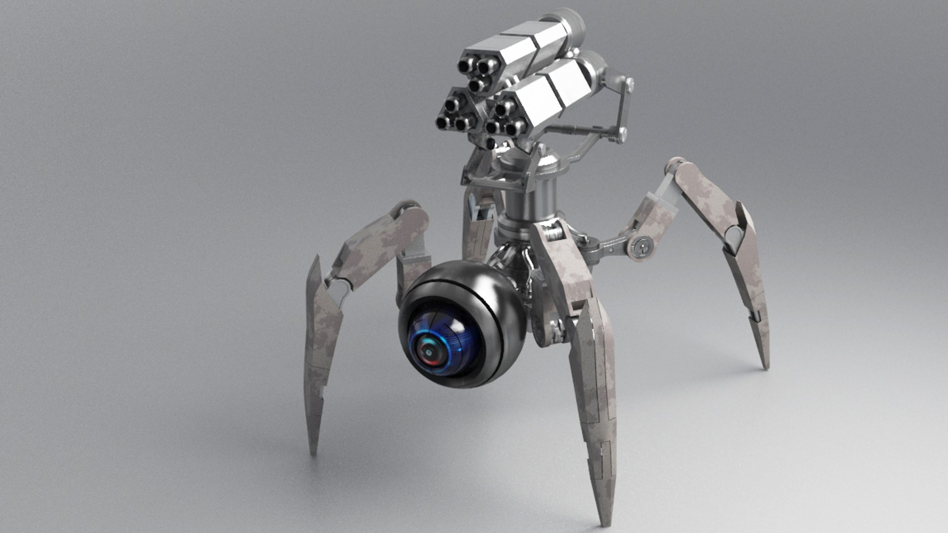 robot spider model https://p.turbosquid.com/ts-thumb/bi/Zaojzd/B5wtrtId/sr10/jpg/1586540302/1920x1080/fit_q87/8b51dce2a6c7762b703c6a28f4de70bce03022f7/sr10.jpg