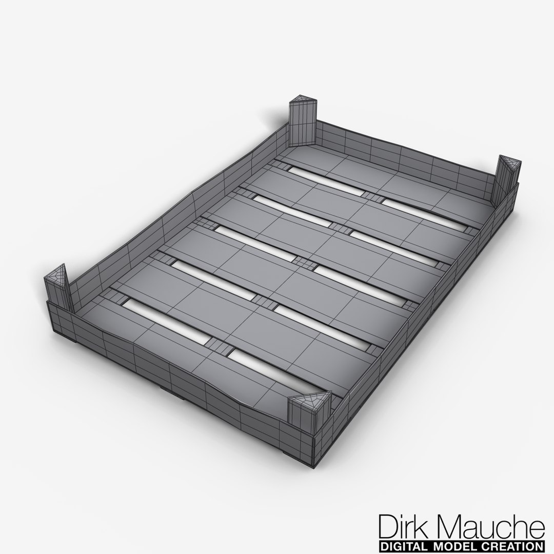 3dsmax set vegetable fruit crates