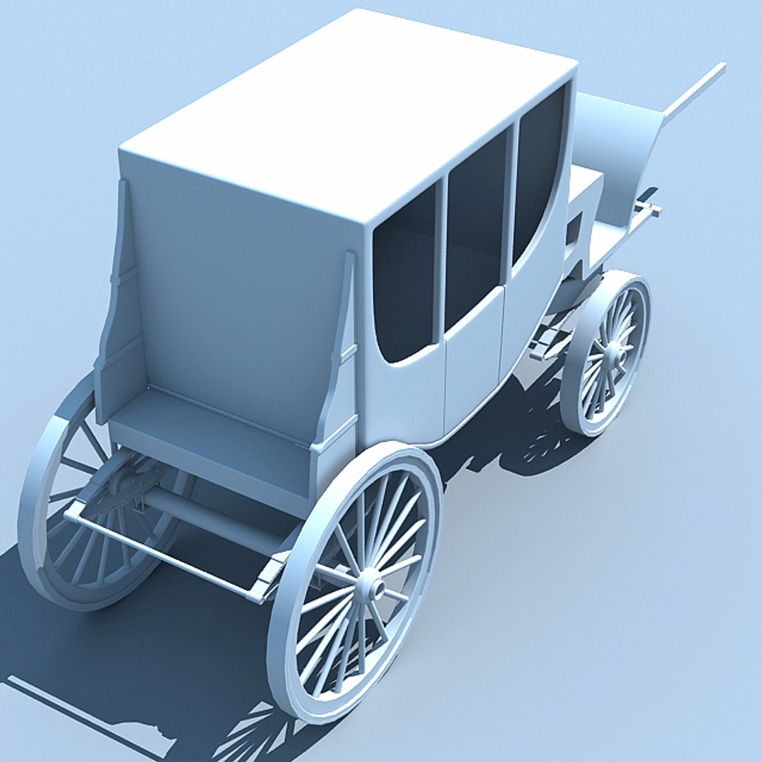 3ds Max Carriage Car