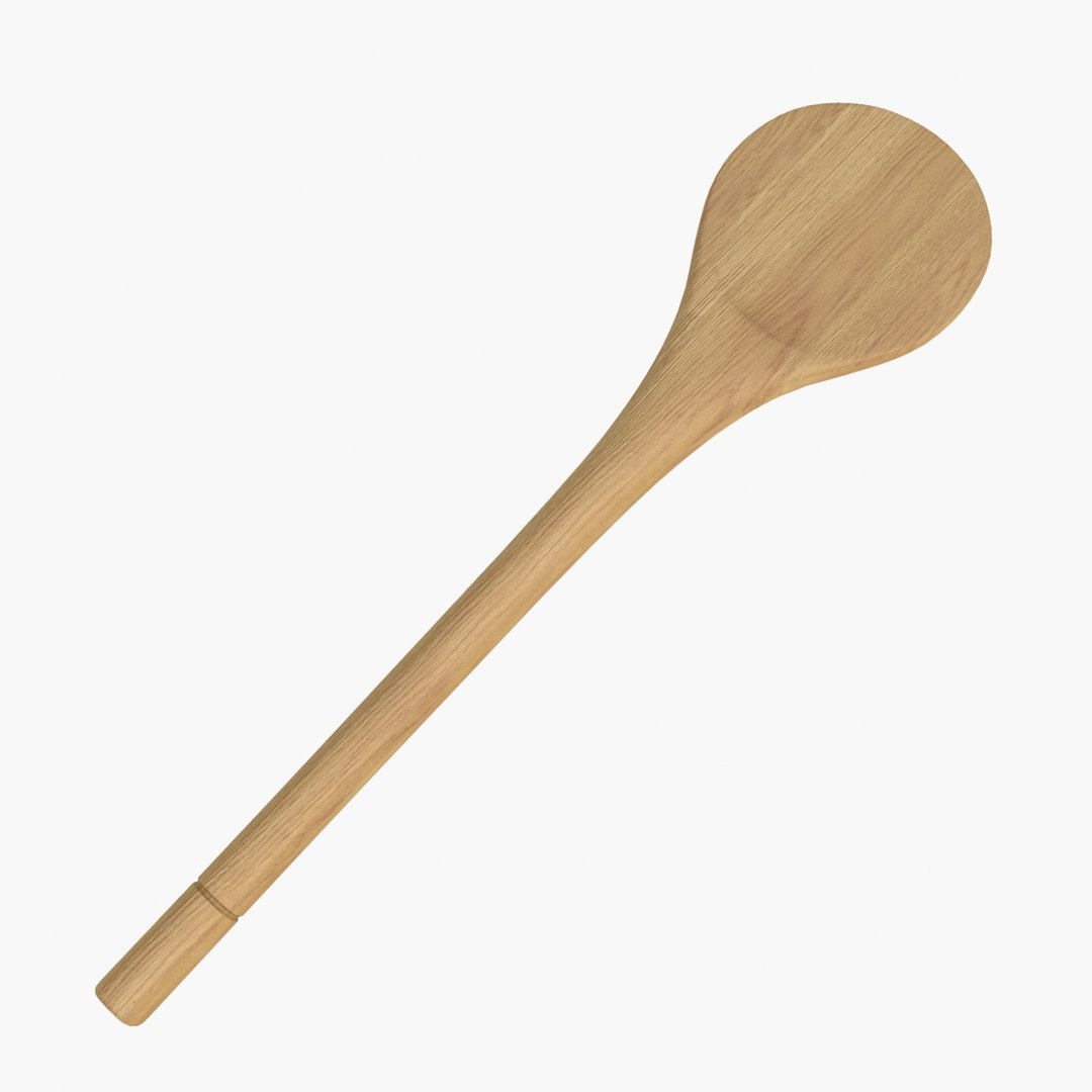 Wooden Baking Spoon 2 Obj