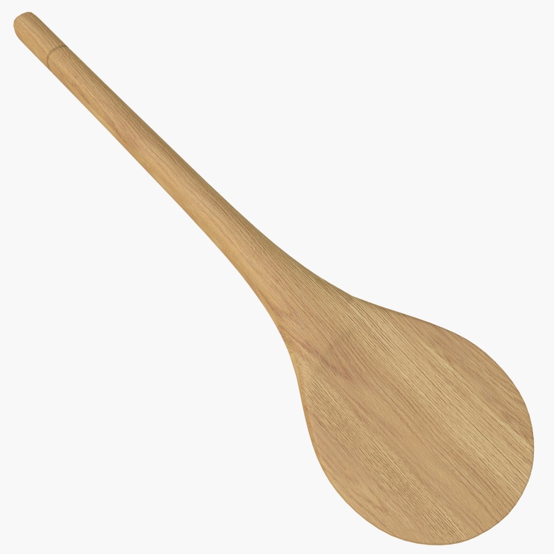 Wooden Baking Spoon 2 Obj