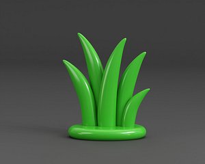 Cartoon Grass Pack model