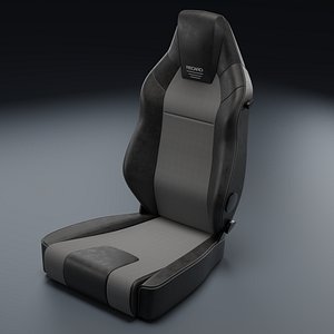 Recaro LX-F Camfort seat Blac 3D Model 2026 3D model