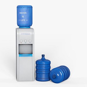 3D Water Dispenser model