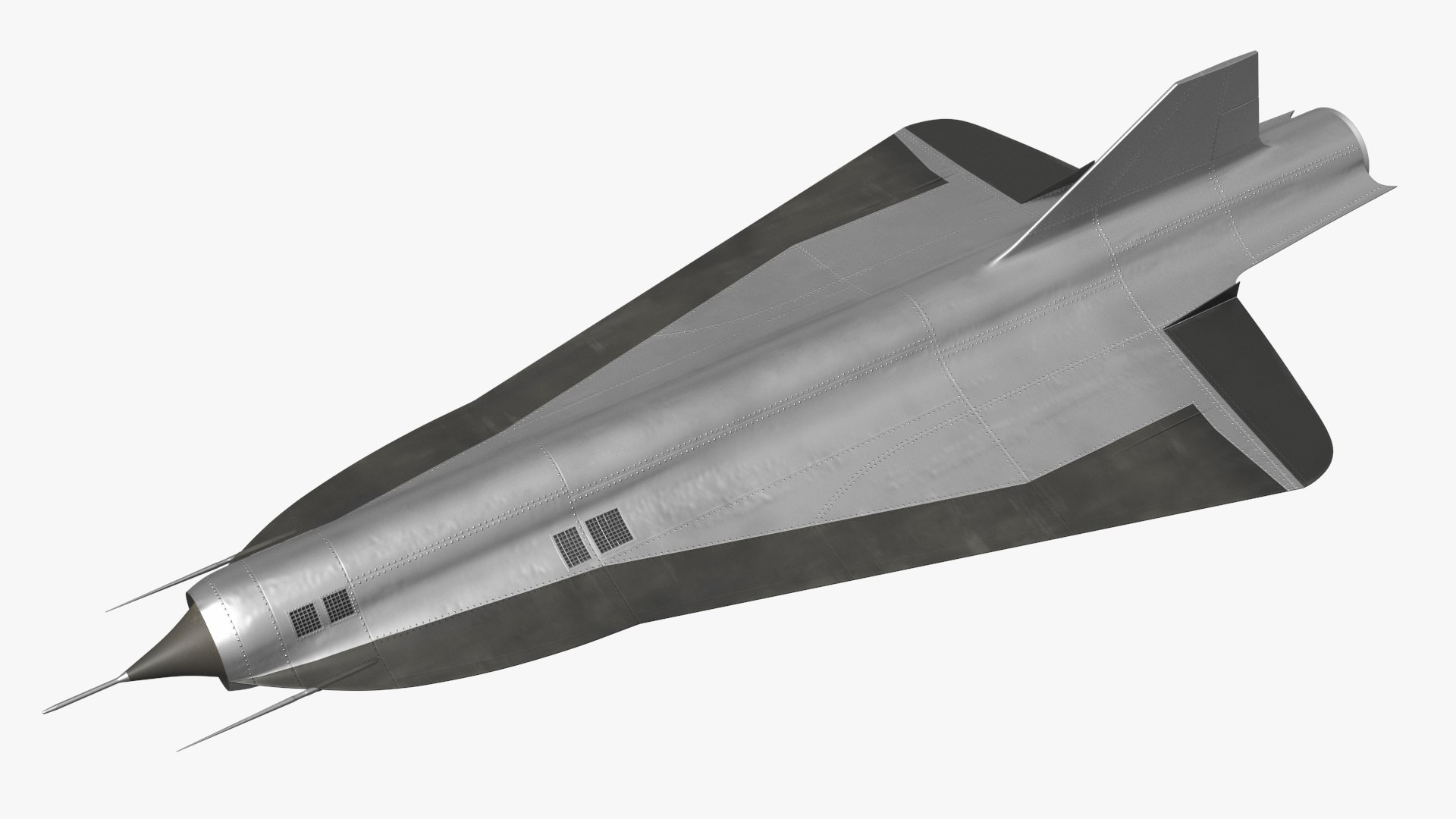Supersonic Reconnaissance Stealth Drone 3D model preview