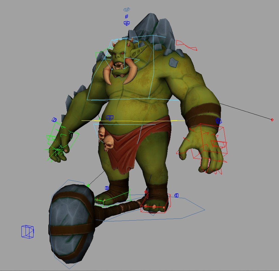 3D Rig Animation Model TurboSquid 1484965