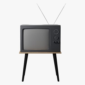 Retro TV 3D model