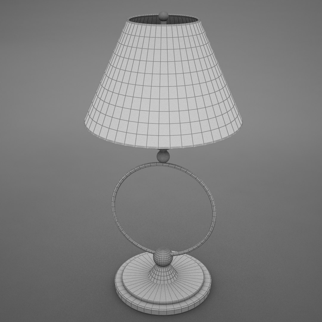 3d Lamp Scene Model