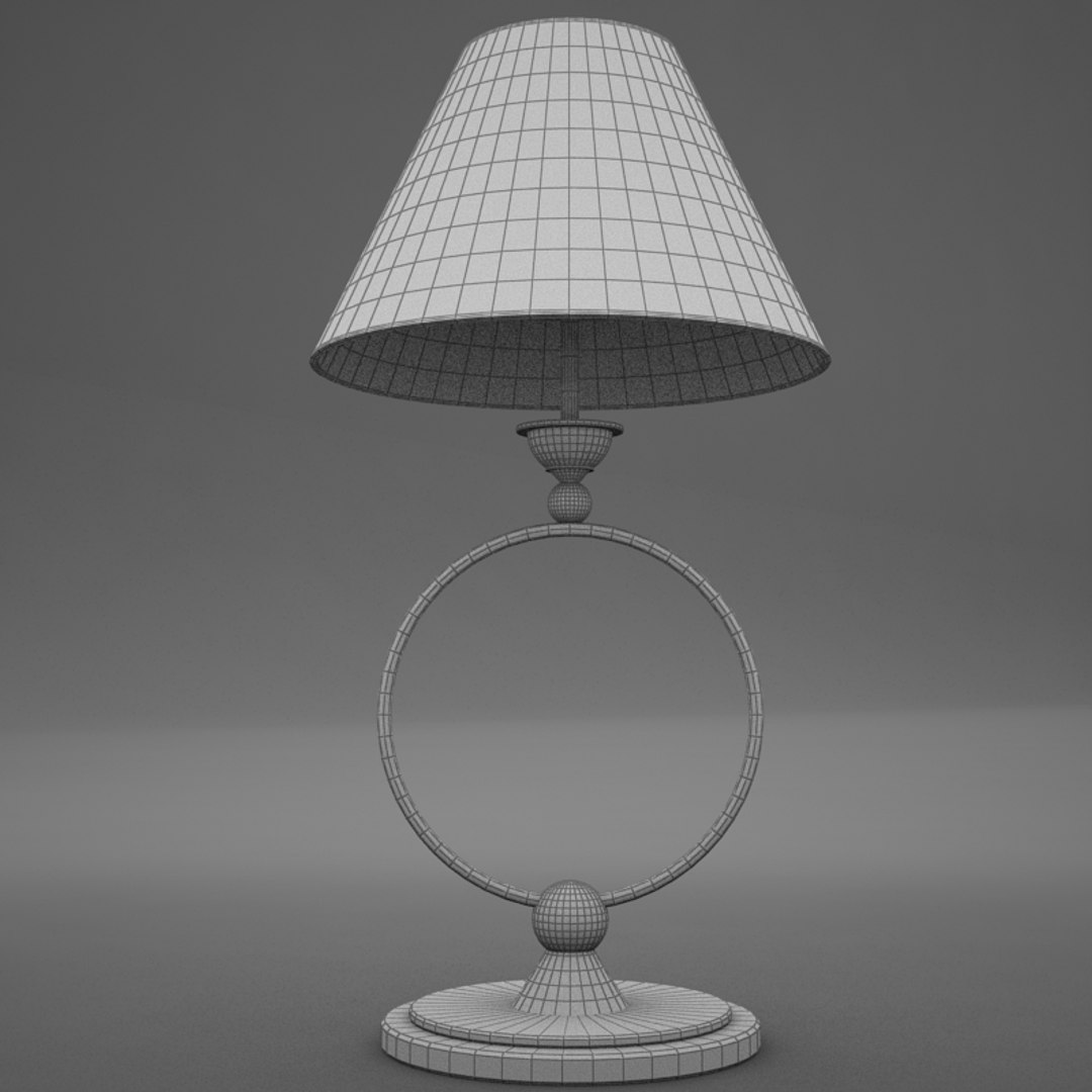 3d Lamp Scene Model